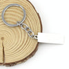 Fashion Keyring Gifts Engraved Drive Safe I Need You Here With Me Keychain Couples Boyfriend Girlfriend Jewelry Key Chain(Silver)