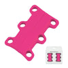 Magnetic Shoelace Buckle Non Binding Shoe Lace Accessories, Size:L (Above 230mm)(Rose Red)