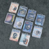 100pcs /Pack Luggage Shape Packaging Box PVC Transparent Package Box For Watch Case Lens Film, Spec: 17