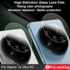 For Xiaomi 14 Ultra 5G 2 PCS/Set IMAK HD Glass Rear Camera Lens Film