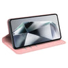 or Samsung Galaxy S25 Ultra 5G Retro-skin Magnetic Suction Leather Phone Case(Pink)