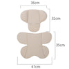 Infant Safety Seat Cushion Four Seasons Universal Stroller Lumbar Protection Pads(Grey)
