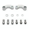 SF-YSZ-2 Mirror Code Motorcycle Modification Aluminum Alloy CNC Rearview Extension Bracket Set (Silver)