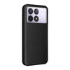 For Redmi K70 Carbon Fiber Texture Flip Leather Phone Case(Black)
