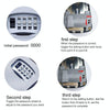 Wall Mount Key Safe Box - Black - Weatherproof Combination Lock