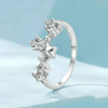 S925 Sterling Silver Big Dipper Ring Star Female Ring, Size: No.7(SCR1005)