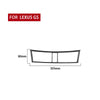 Carbon Fiber Car Central Control Air Outlet Decorative Sticker for Lexus GS 2006-2011,Left and Right Drive Universal