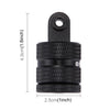 PULUZ 1/4 Inch Screw Hole Tripod Mount CNC Adapter for GoPro, Insta360, DJI and Other Action Cameras