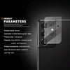 For Samsung Galaxy S21 Ultra 2PCS mocolo 0.15mm 9H 2.5D Round Edge Rear Camera Lens Tempered Glass Film(Clear)