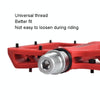 FMFXTR Mountain Bicycle Pedal Nylon Fiber Bearing Non-Slip Pedal(SG-12B Orange)