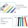 60 PCS T-Shaped Cable Organizer Belt Nylon Winder Buckle, Length: 30cm(Color Random Delivery)