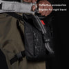 MESOROCK Outdoor Sports Motorcycle Leg Bag Waterproof Reflective Large Capacity Waist Bag(Black)