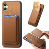 For Samsung Galaxy A06 4G Retro Magsafe Card Bag PU Back Cover Phone Case(Brown)