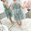 Summer Girls Sleeveless Tutu Lace Dress, Kid Size:140cm(White)