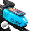 WEST BIKING Bicycle Front Beam Top Tube Bag Mountain Road Bike Waterproof Riding Equipment(Blue)