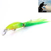HENGJIA JIZ002 10cm/16.6g Big Octopus Squid Shaped Hard Baits Long Shot Fishing Lures Tackle Baits Fit Sea Fishing and Freshwater Fishing (E)
