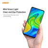 ForRedmi 10X 4G / Redmi Note 9 ENKAY Hat-Prince 0.26mm 9H 6D Curved Full Screen Eye Protection Green Film Tempered Glass Protector