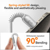 JOYROOM S-A51 Cutting-Edge Series 3A Fast Charging Data Cable, USB-A to 8 Pin Cable, Length: 1.2m(Light Gray)