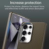 For Samsung Galaxy S25 Ultra 5G Carbon Fiber Series IMD Phone Case(Brown)
