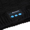Square Textured Knitted Bluetooth Headset Warm Winter Hat with Mic for Boy & Girl & Adults(Black)