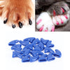 Silicone Cat Nail Caps, Blue, Small (20 pcs) - Furniture Protection