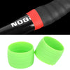 WEST BIKING 2pairs Road Bike Handlebar With Retaining Ring Brake Cable Protector(Green)