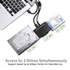 USB3.0 To SATA / IDE Easy Drive Cable Hard Drive Expanding Connector, Plug Specification: UK  Plug