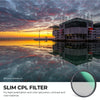 K&F CONCEPT KF01.116 CPL Camera Lens Filter 82mm Ultra Slim Optics Multi Coated Circular Polarizer Polarized Filter