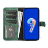 For Asus Zenfone 9 Stitching Horizontal Flip Leather Phone Case(Green)