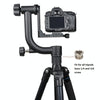YELANGU Horizontal 360 Degree Gimbal Tripod Head for Home DV and SLR Cameras(Black)