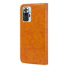 For Xiaomi Redmi Note 10 Pro Business Style Oil Wax Texture Horizontal Flip Leather Case with Holder & Card Slots & Wallet(Yellow)