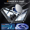 For Samsung Galaxy S25+ 5G Tempered Glass MagSafe Phone Case(Black)