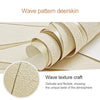 Simple 3D Water Ripple Non-woven Wallpaper Home Decoration Wall Sticker(Dark Brown)