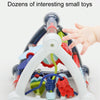 Children Enlightenment Tripod Toys Baby Early Learning Multifunctional Flip Tripod(Blue And White)