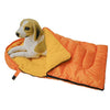 Waterproof Dog Sleeping Bag, Orange, 110x70cm - Warm & Cosy