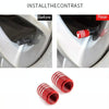 4pcs Laser Ioon Car Tire Modification Universal Valve(Red)