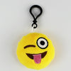 20 PCS Creative Plush Doll Mobile Pendants Gift Cartoon Cute Facial Expression Decorations Keychains with Hook