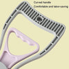 Small Purple Foldable Dog Poop Scooper with Serrated Grip