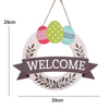 Easter Hanging Door Decoration Indoor Wooden Egg Hanging Sign, Style: Old Man
