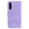 For Samsung Galaxy A26 5G Seven-shaped Embossed Leather Phone Case(Purple)