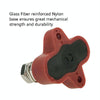 Double Terminal Block Spiral Fixed Wire Connector, Color: M6 Red
