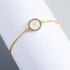 English Letter Bracelet Couple Girlfriends DIY Bracelet Men Women Micro Inlaid Zircon Rainbow Bracelet(M)
