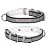 Reflective Velvet Dog Collar XS - Black - Soft & Safe