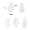 Peeling Pedicure File Polishing Nail Art Tool Portable Nail File With Drip Runway Round