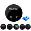 DC12-24V Automotive Battery DC Digital Display Voltage Meter Modified Measuring Instrument(Green Light)
