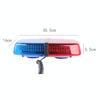 25W 240 LEDs Red Light + Blue Light Waterproof Strobe Light Dome Warning Light, DC 12V Wire Length: 60cm