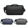 BANGE BG-77202 Men Fashion Chest Bag Waterproof Portable Storage Messenger Bag(Black)
