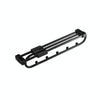 Y03 Black 12 inches 5 Beads Wardrobe Hardware Push-Pull Hanging Rod Clothes Rail