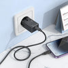 hoco AC25 Mini Single Port PD30W Universal Travel Charger(Black)