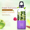 Bingo 500ml Mini Portable USB Rechargeable Electric Juicer Cup  Juicer Blender, 22000 Revolutions Per Minute(Purple)
